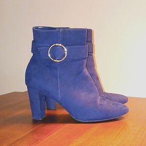 Navy Blue Booties